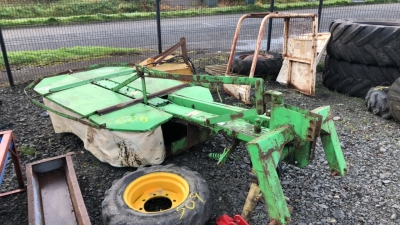 Deutz/Fahr 7ft mower with shaft. Needs back bearings