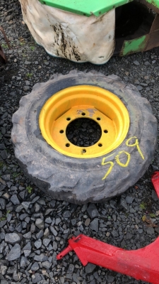 18" front tyre & rim for dumper/digger