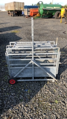 Galvinised lamb weighbridge with clock