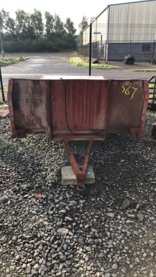 Wooden 14ft hay trailer for tractor