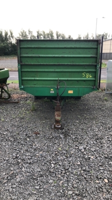 Fraser 10x6'6" trailer with grain sides & door. No lights and new metal floor fitted