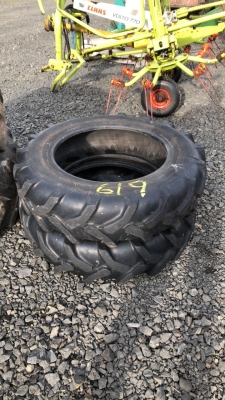 2 x 11.2 R24 barrum tyres compelte with tubes