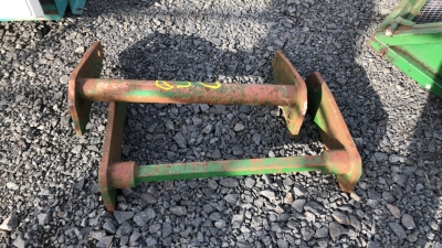 2 manitou loader brackets