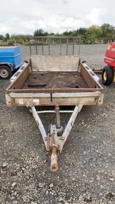 10x6 Ifor Williams plant trailer