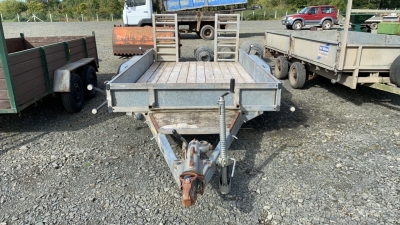 Ifor Williams plant trailer ramps & lights fitted