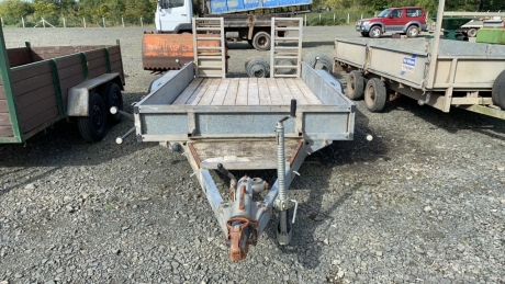 Ifor Williams plant trailer ramps & lights fitted
