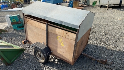 pig/lamb/calf small trailer single axel