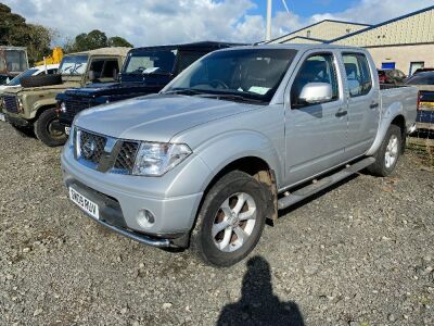 Nissan Navara 2009. 59,000miles, no mot, new chassis 2019