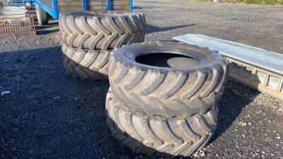 600/65 x R38 20off, 480/65 x R28 20off, Firestone full set of tyres