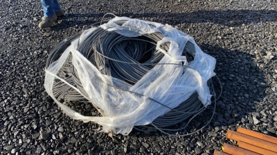 Pallet of wire rope