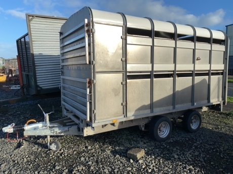 Ifor Williams cattle trailer - fold down sheep decks, spare wheel, dividing gate, new brakes, cables and hitch, lights working