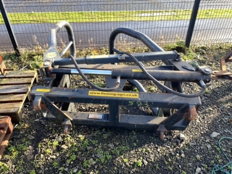 Fleming soft hands bale clamp with euro brackets