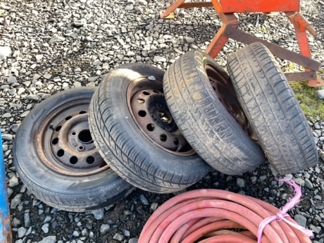 4/165/13 trailer tyres + rims