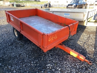 Weeks 8ft x 5ft tipping trailer with new floor