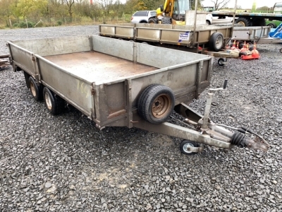 Graham Edwards 12ftx6.6 trailer. Lights and ramps very good