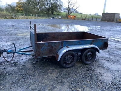 Tandem axle car trailer