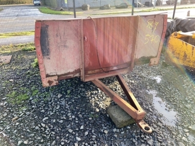 14ft wooden hay trailer