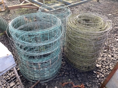 3 rolls of wire