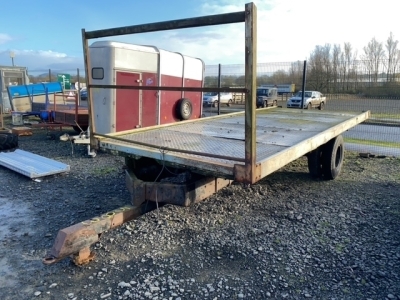 approx 18ft bale trailer with lights working