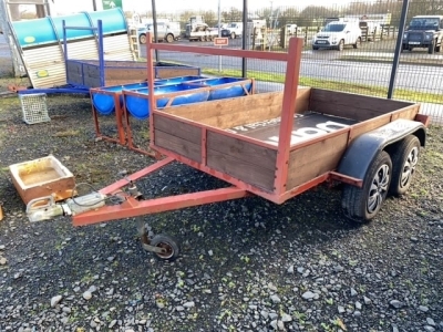 8.5 x 4.5 twin axle car trailer