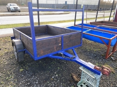 6.5 x 4.5 silage axle car trailer