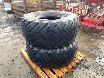 2x 220/70 x 20 slurry tanker tyres