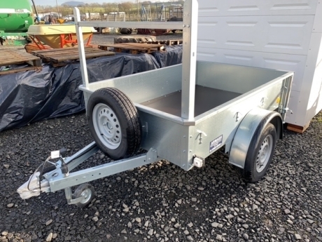 Galvinised 6x4 car trailer single axle