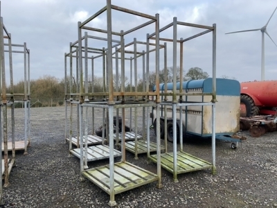 4 Stacking Stillages Galvanised