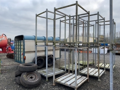 4 Stacking Stillages Galvanised