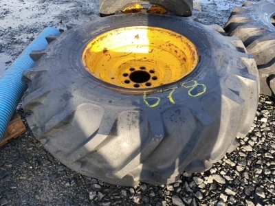 Two digger tractor wheels 18/4/26 new tyre