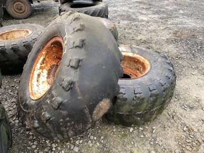 4 x Russian trailer tyres