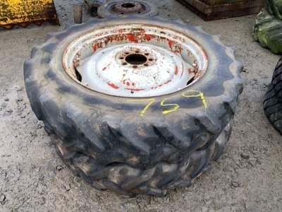 13.6 x 36 tyres + rims