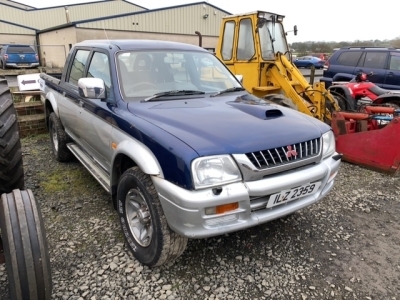 Mitsubishi L200 Jeep reg 2001, no tax book, Mot June 21, 174,000 miles, good working order but needs heater plugs