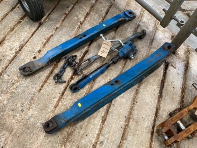 Tractor lift arms blue