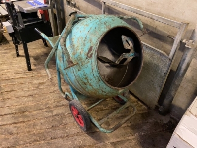 Baromix concrete electric mixer half bag