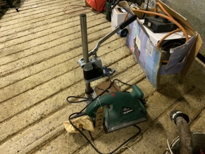 Drill Stand & Electric Sander