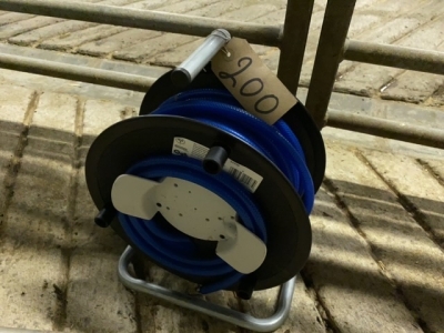 New oil hose on reel