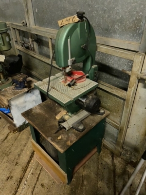 Nutool Two Wheel Band Saw on Bench