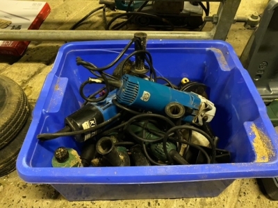 Tubl ot of angle grinders etc