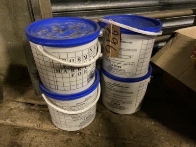 4 x buckets of blue sheep mark