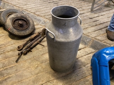 Aluminium creamery can with no lid