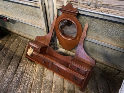 Dresser top with mirror