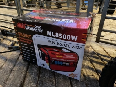 Brand new generator, key start, 230-380 volts, new model 2020