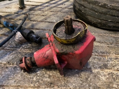 Gearbox of Redrock slurry pump, working