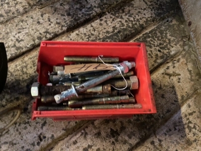 Small tab of bolts