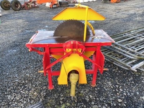 3 point linkage pto driven circular saw with shaft