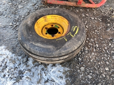 6 stud mower tyre and rim