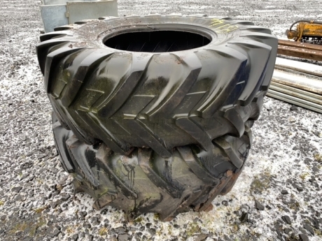 2 x 16.2-R24 Michellin 35% grip tyres