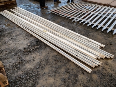 13x 15ft long steel bars