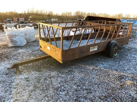 Silage feed trailer